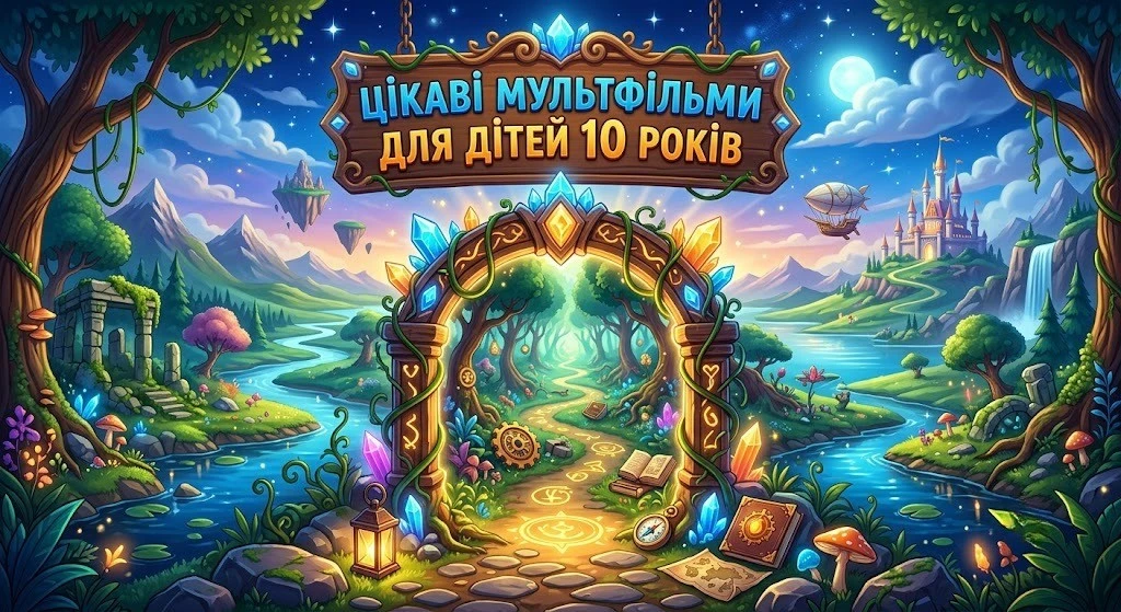 Топ цікавих мультфільмів для дітей 10 років