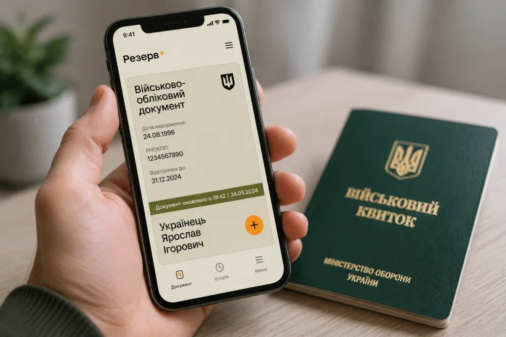 Завантажте PDF: Міноборони попереджає про нічні збої у «Резерв+»