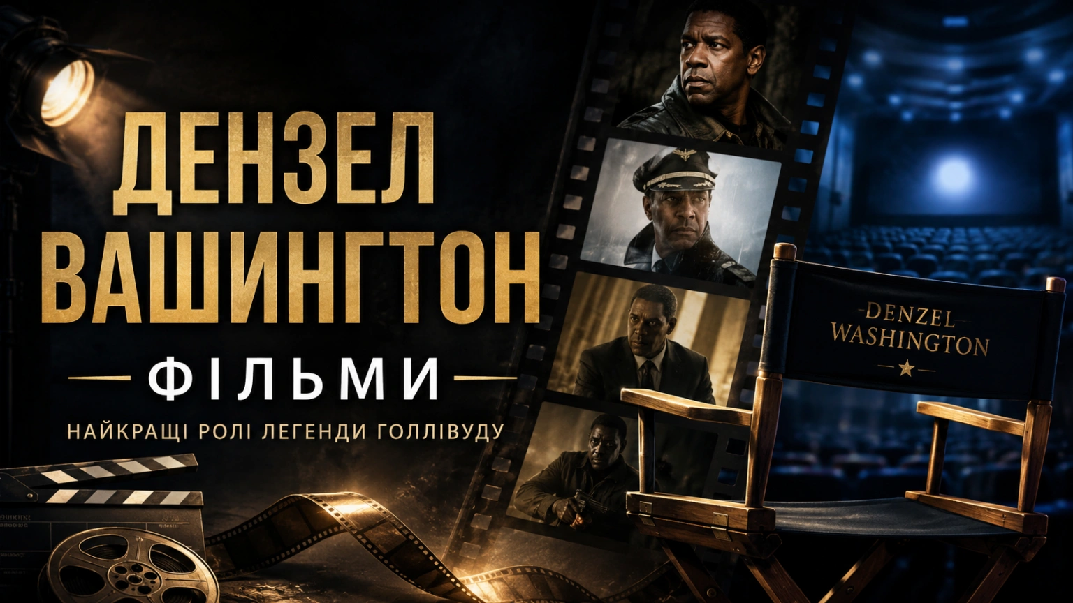 Найвідоміші фільми Дензела Вашингтона за всі роки